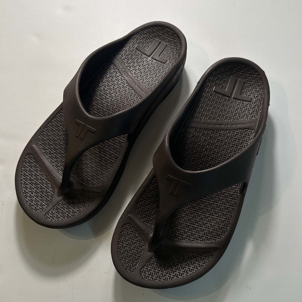 Telic Footwear Unisex Comfort Shoe Arch Support Recovery Flip Flop